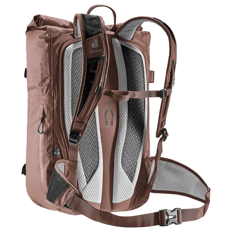 Deuter Amager 25+5 - wasserdichter Fahrradrucksack 15" 48 cm (raisin)