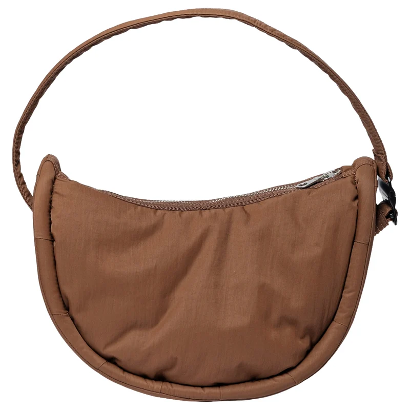 Sandqvist Curve Half Moon Bag S - Umhängetasche 26 cm (dark taupe)