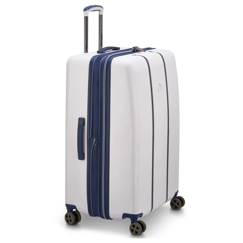 Delsey Paris Cadence - 4-Rollen-Trolley 76 cm erw. (elfenbein/blau)
