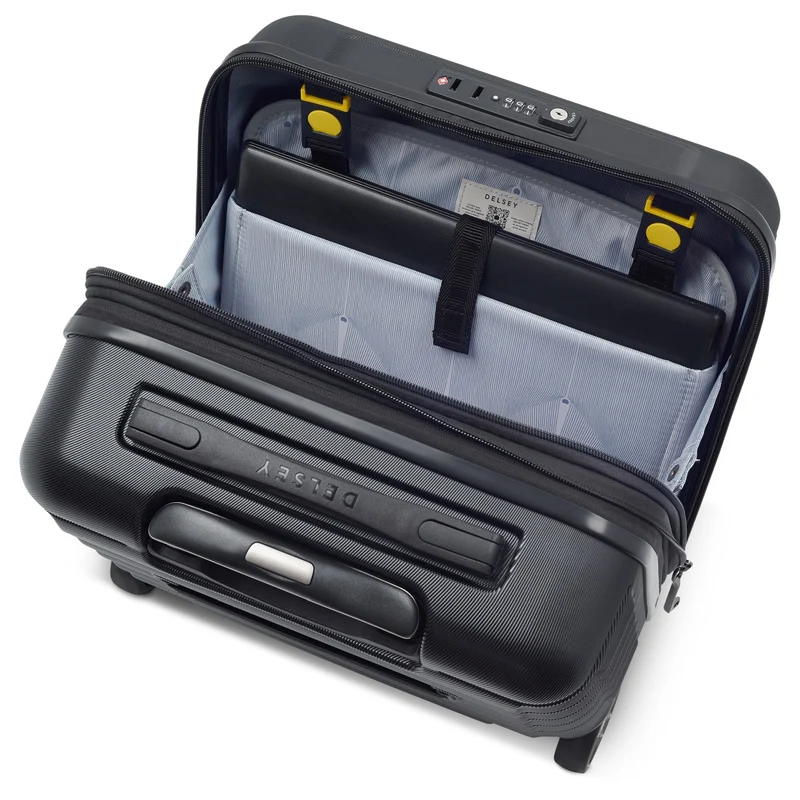 Delsey Paris Shadow 5.0 - 2-Rollen-Businesstrolley 38 cm erw. (schwarz)