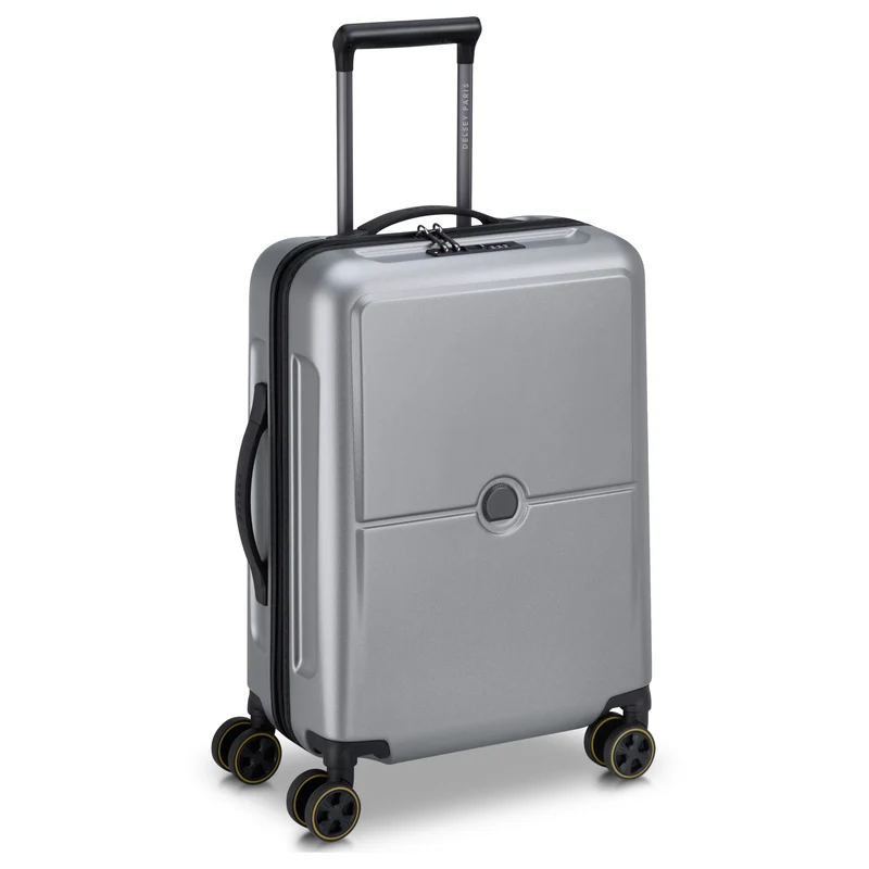Delsey Paris Turenne 2.0 - 4-Rollen-Kabinentrolley Slim 55 cm (silber)