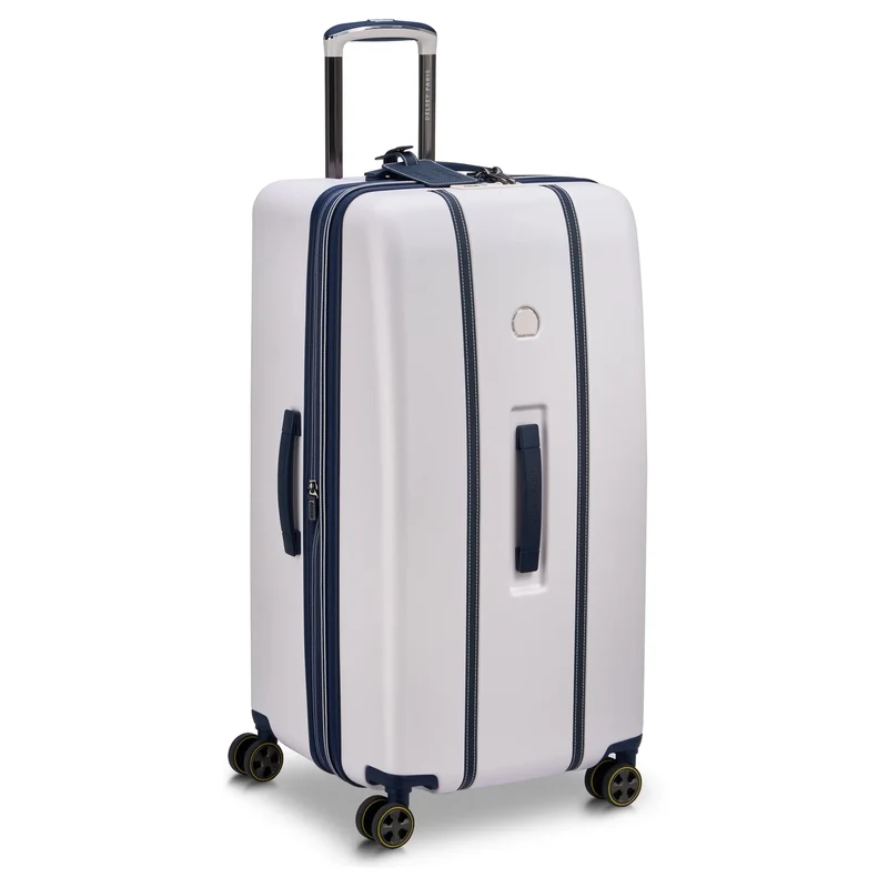Delsey Paris Cadence Trunk - 4-Rollen-Trolley 80 cm erw. (elfenbein/blau)