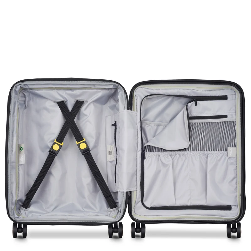 Delsey Paris Shadow 5.0 - 4-Rollen-Kabinentrolley Slim 55 cm erw. (marina)