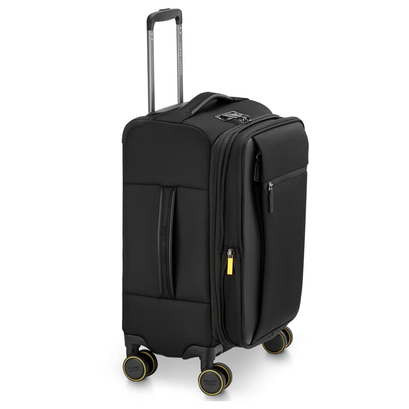 Delsey Paris Montmartre 3 - 4-Rollen-Kabinentrolley 55 cm erw. (schwarz)