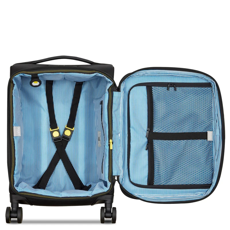 Delsey Paris Montmartre 3 - 4-Rollen-Kabinentrolley 55 cm erw. (schwarz)