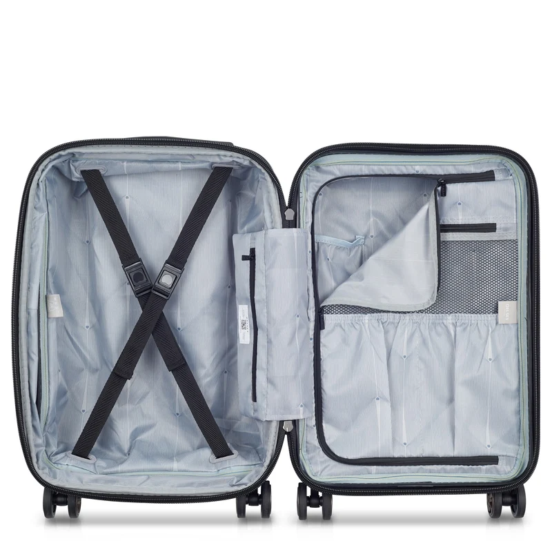 Delsey Paris Shadow 5.0 - 4-Rollen-Kabinentrolley USB 55 cm (schwarz)