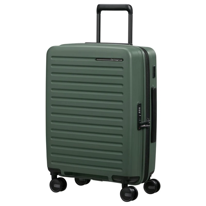 Samsonite Selection Restackd - 4-Rollen-Kabinentrolley 55 cm erw. (sage)