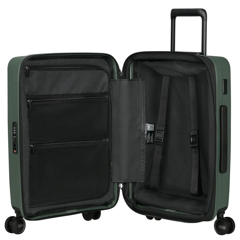 Samsonite Selection Restackd - 4-Rollen-Kabinentrolley 55 cm erw. (sage)