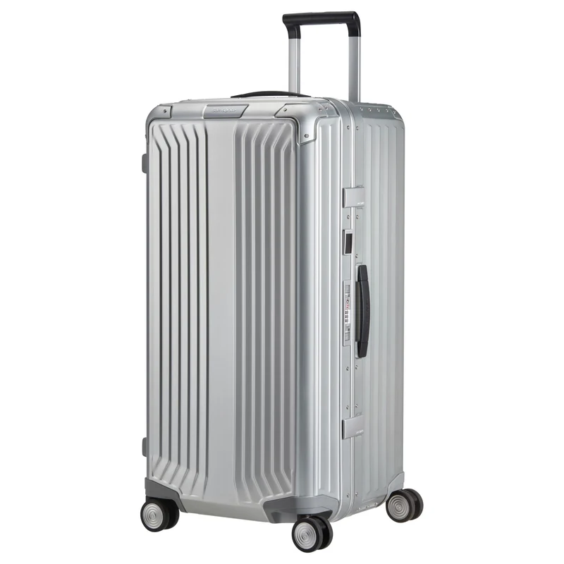 Samsonite Selection Lite-Box Alu Trunk - 4-Rollen-Trolley 80 cm (aluminium)