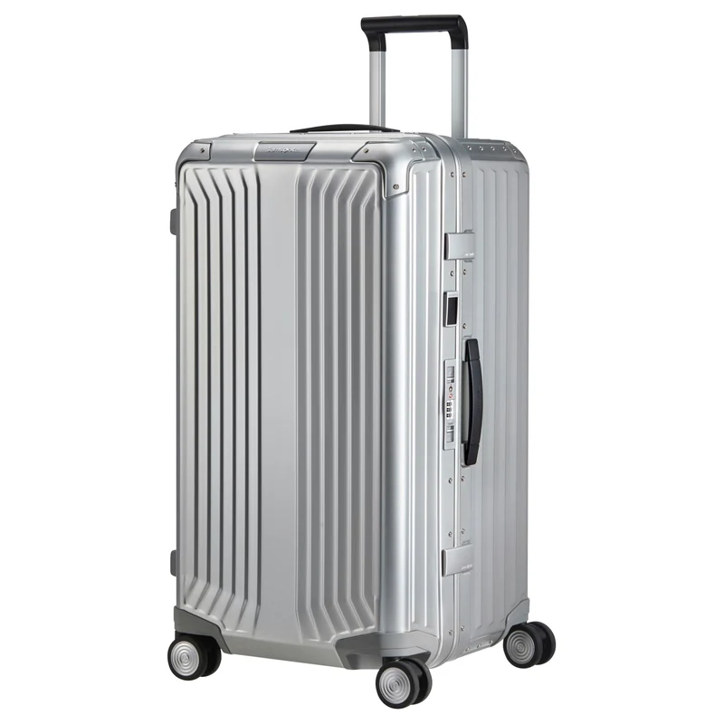 Samsonite Selection Lite-Box Alu Trunk - 4-Rollen-Trolley 74 cm (aluminium)
