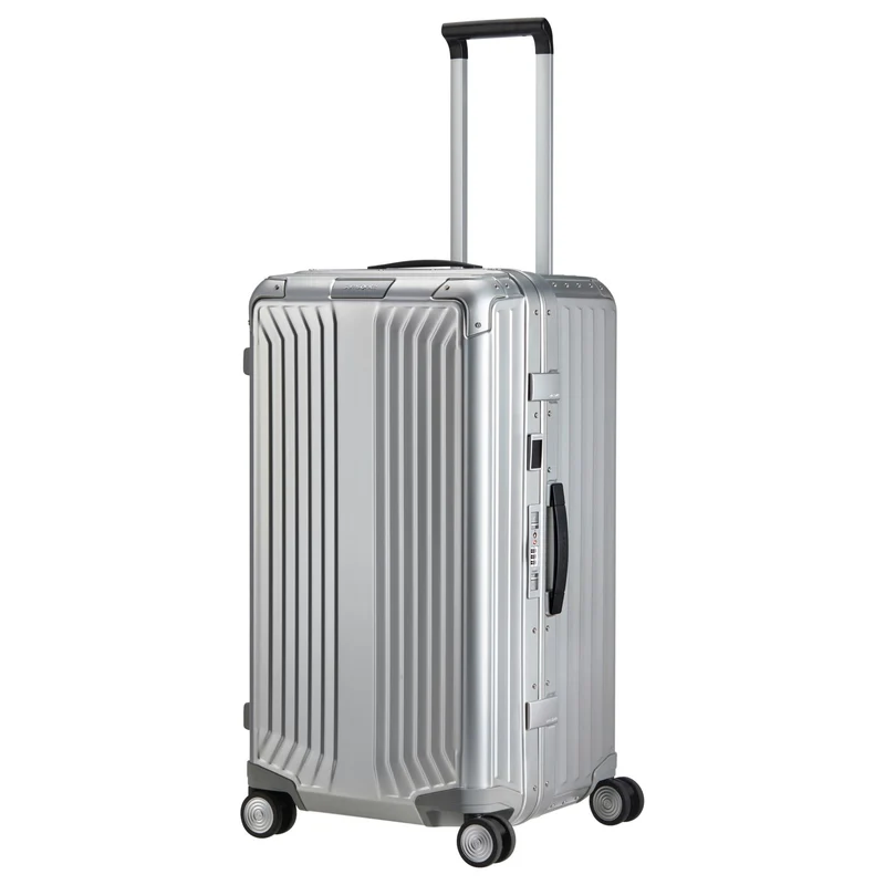 Samsonite Selection Lite-Box Alu Trunk - 4-Rollen-Trolley 74 cm (aluminium)