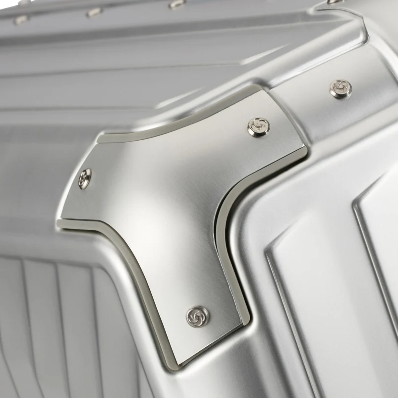 Samsonite Selection Lite-Box Alu Trunk - 4-Rollen-Trolley 74 cm (aluminium)