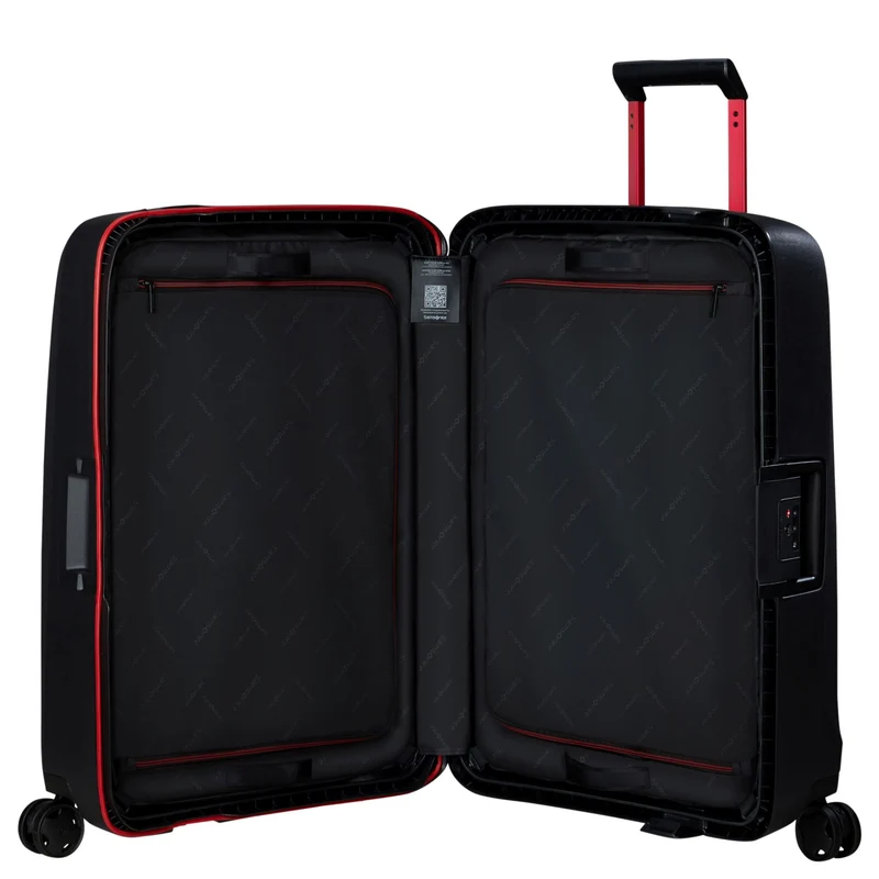 Samsonite Selection Essens - 4-Rollen-Trolley 69 cm (charcoal/red)