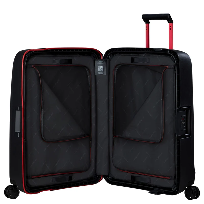 Samsonite Selection Essens - 4-Rollen-Trolley 69 cm (charcoal/red)