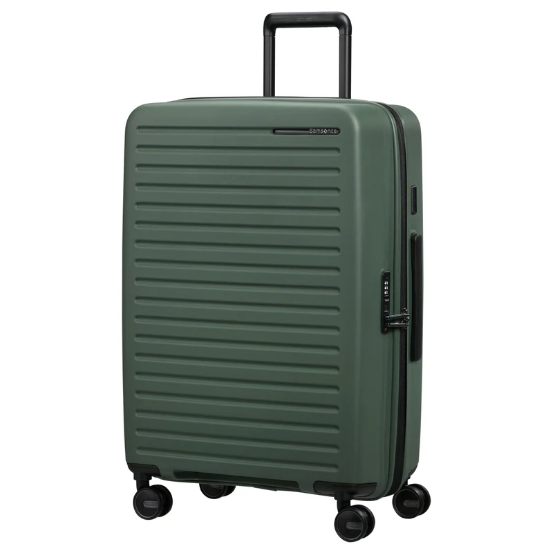 Samsonite Selection Restackd - 4-Rollen-Trolley M 68 cm erw. (sage)
