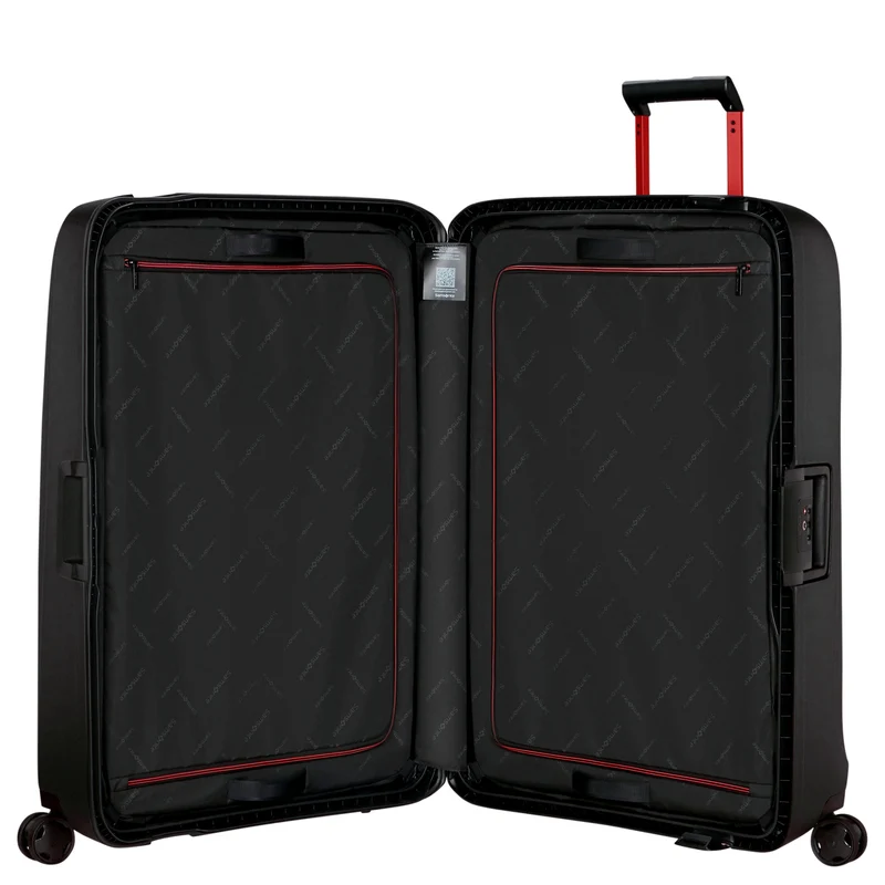 Samsonite Selection Essens - 4-Rollen-Trolley 81 cm (charcoal/red)