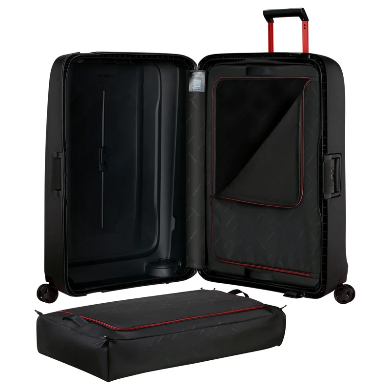 Samsonite Selection Essens - 4-Rollen-Trolley 81 cm (charcoal/red)