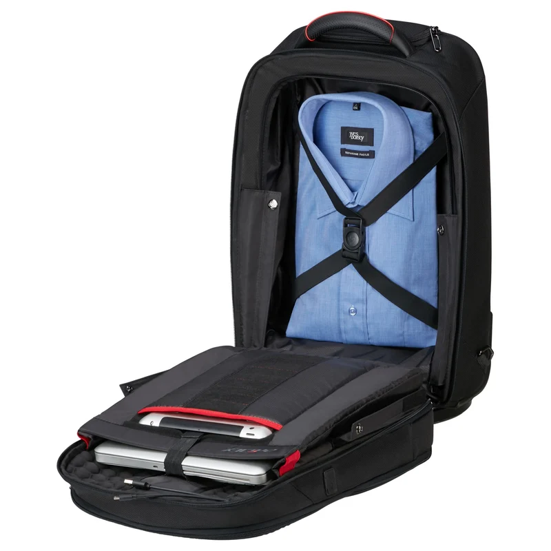 Samsonite Selection Pro-DLX 6 - Laptoprucksack 17.3" mit Rollen 50 cm (black)