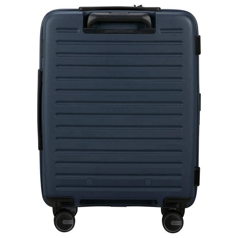 Samsonite Selection Restackd Easy Access - 4-Rollen-Kabinentrolley 55 cm erw. mit 2tlg. Packsack-Set (midnight)