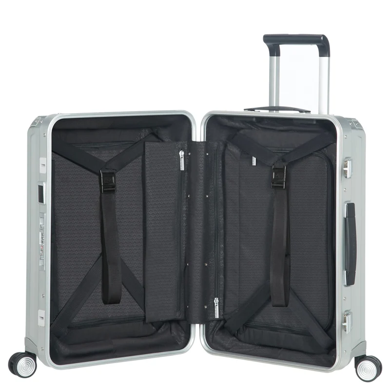 Samsonite Selection Lite-Box Alu - 4-Rollen-Kabinentrolley 55 cm (aluminium, 55 cm)