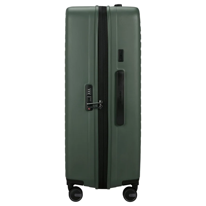 Samsonite Selection Restackd - 4-Rollen-Trolley 75 cm L erw. mit 3tlg. Packsack-Set (sage)