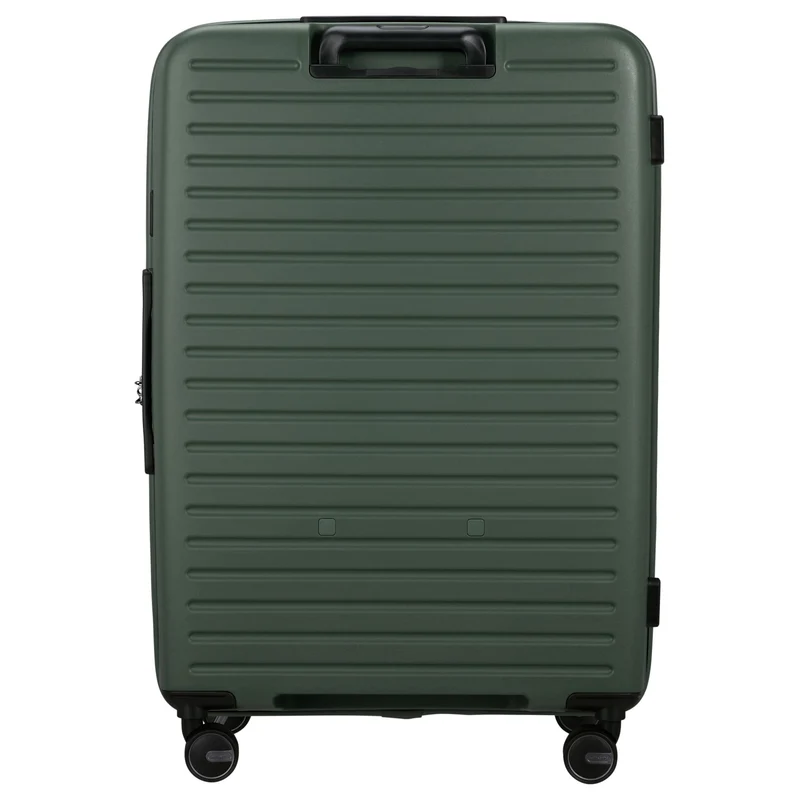 Samsonite Selection Restackd - 4-Rollen-Trolley 75 cm L erw. mit 3tlg. Packsack-Set (sage)
