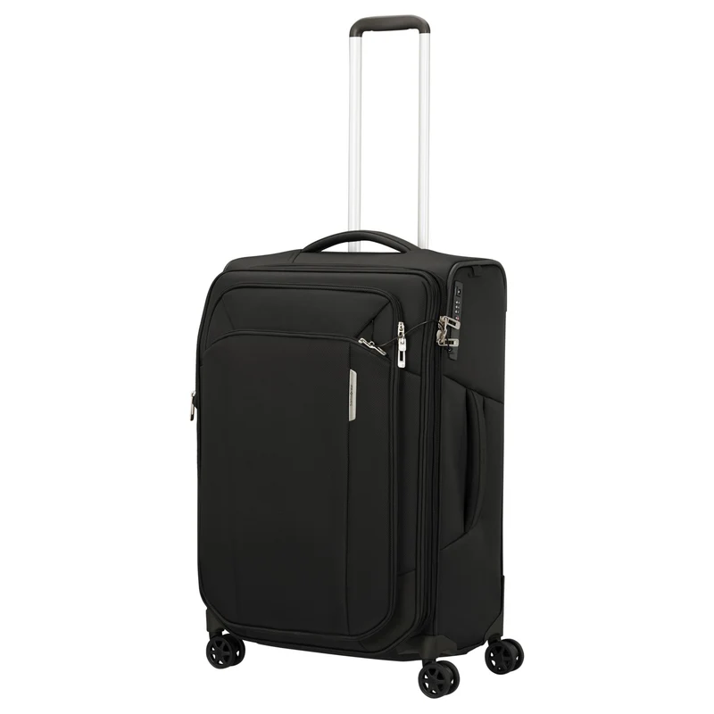 Samsonite Selection Respark - 4-Rollen-Trolley M 67 cm erw. (ozone black)