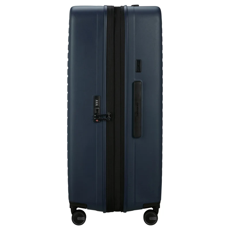 Samsonite Selection Restackd - 4-Rollen-Trolley 81 cm XL erw. mit 3tlg. Packsack-Set (midnight)