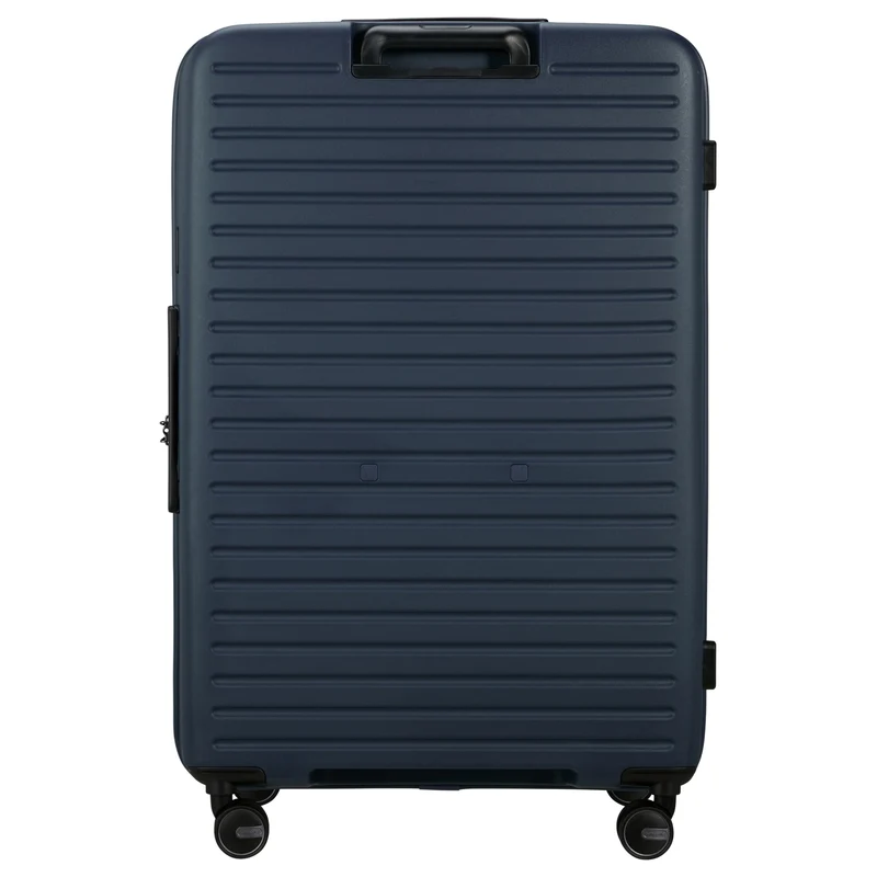 Samsonite Selection Restackd - 4-Rollen-Trolley 81 cm XL erw. mit 3tlg. Packsack-Set (midnight)