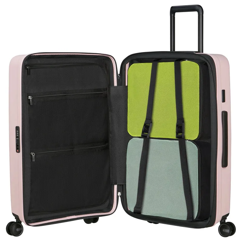 Samsonite Selection Restackd - 4-Rollen-Trolley M 68 cm erw. (rose)
