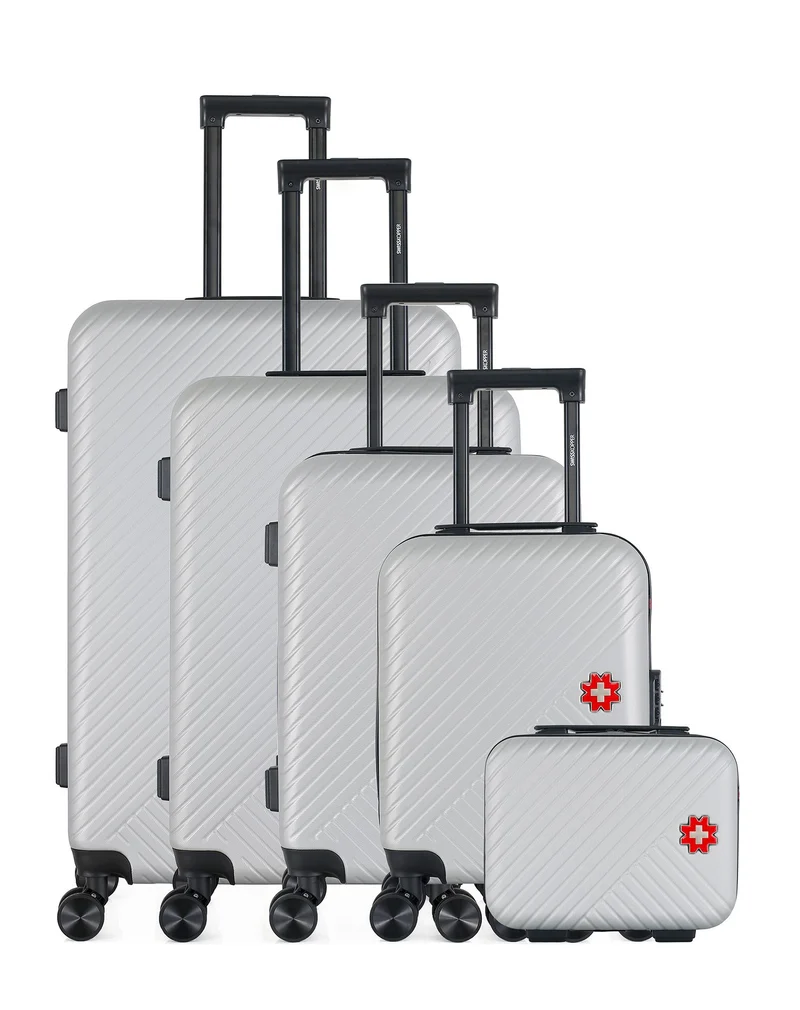 SWISS KOPPER – 5er-Set: Hartschalenkoffer SPIEZ-U