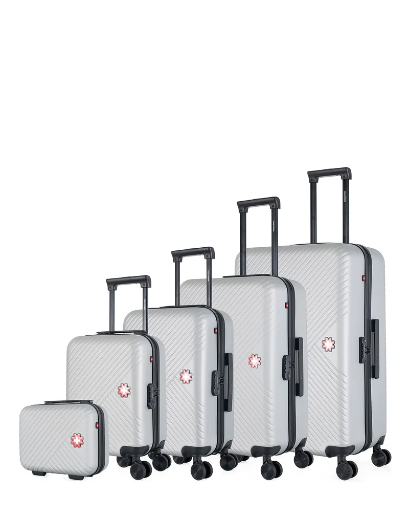 SWISS KOPPER – 5er-Set: Hartschalenkoffer SPIEZ-U