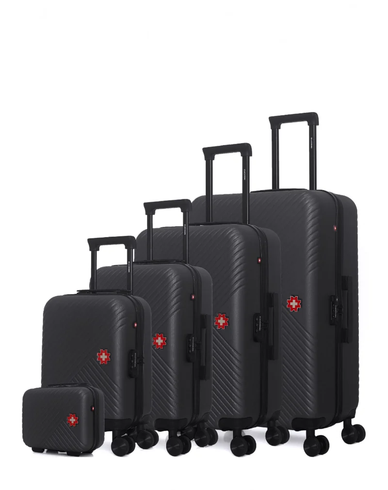 SWISS KOPPER – 5er-Set: Hartschalenkoffer SPIEZ-U