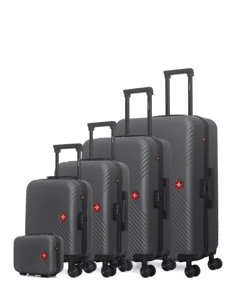 SWISS KOPPER – 5er-Set: Hartschalenkoffer SPIEZ-U