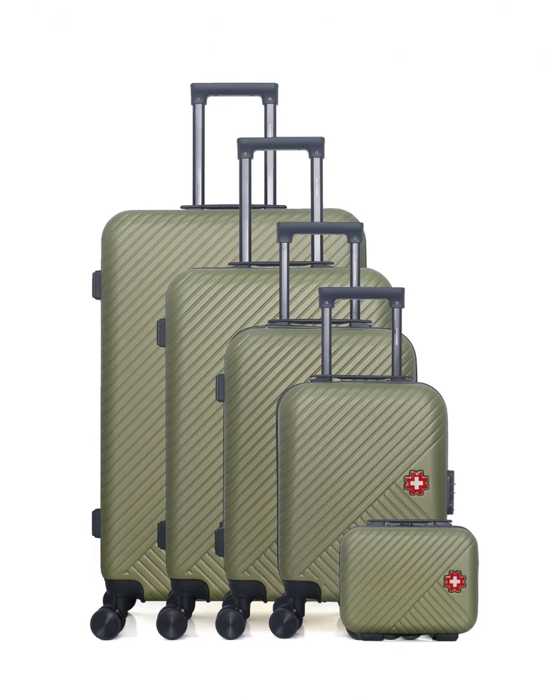 SWISS KOPPER – 5er-Set: Hartschalenkoffer SPIEZ-U