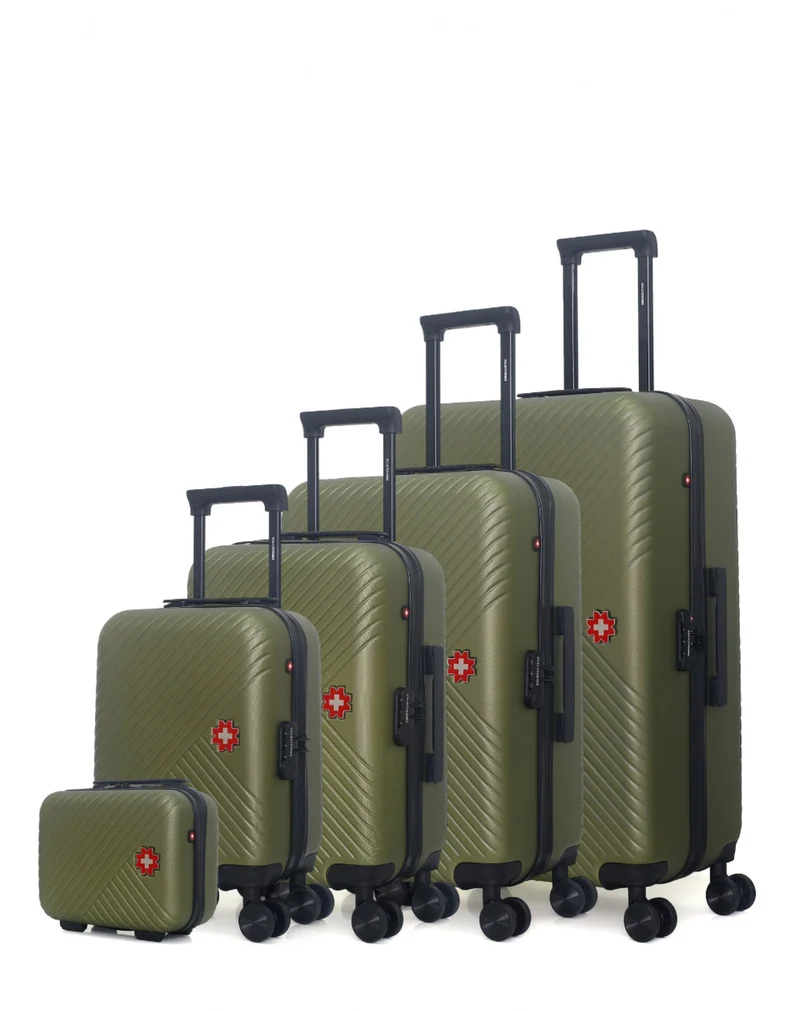 SWISS KOPPER – 5er-Set: Hartschalenkoffer SPIEZ-U