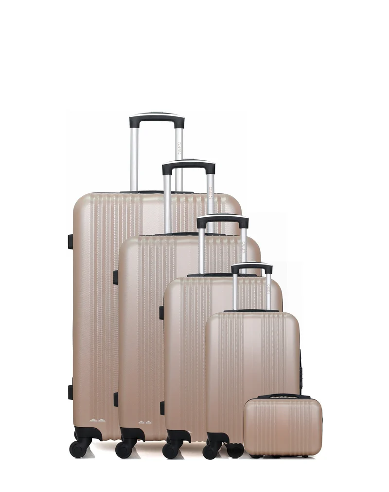 HERO – 5er-Set: Hartschalenkoffer LIPARI U