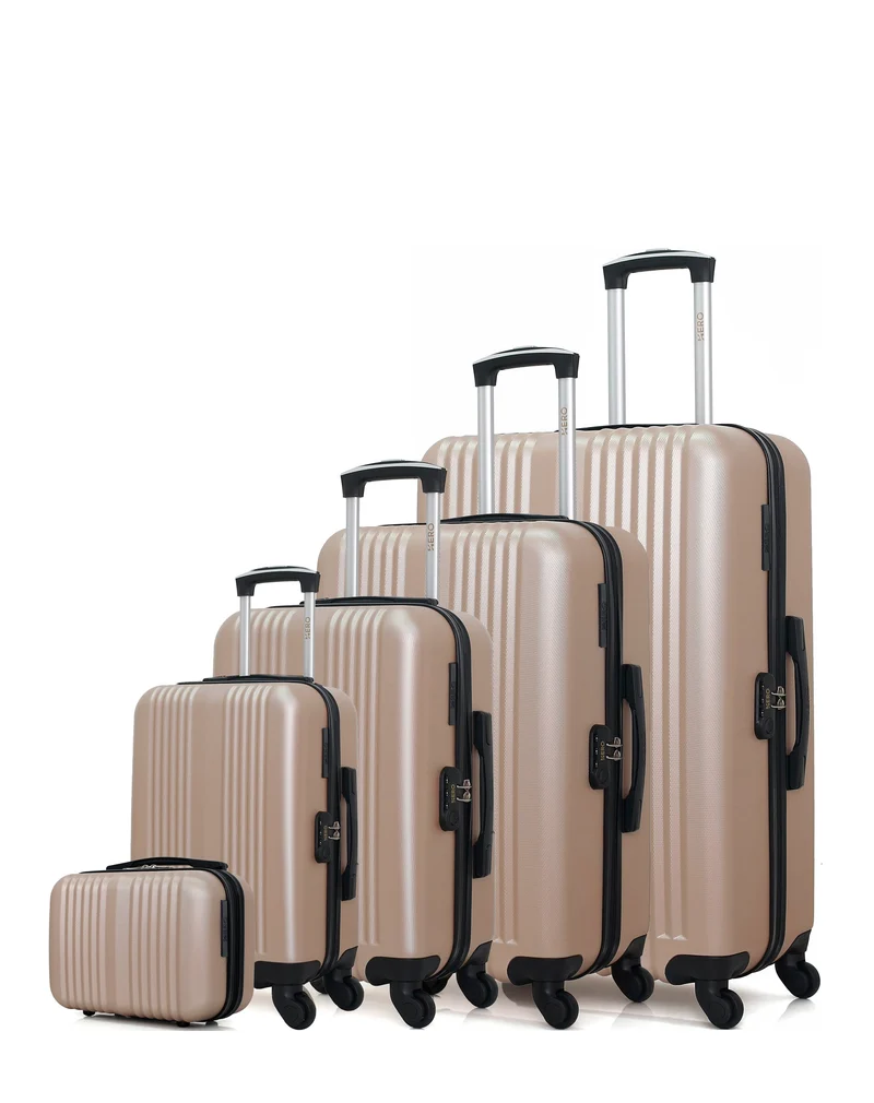 HERO – 5er-Set: Hartschalenkoffer LIPARI U