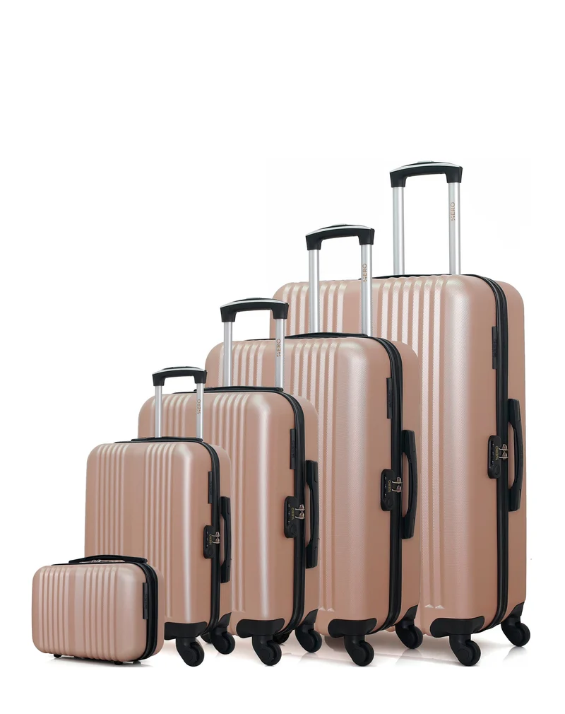 HERO – 5er-Set: Hartschalenkoffer LIPARI U
