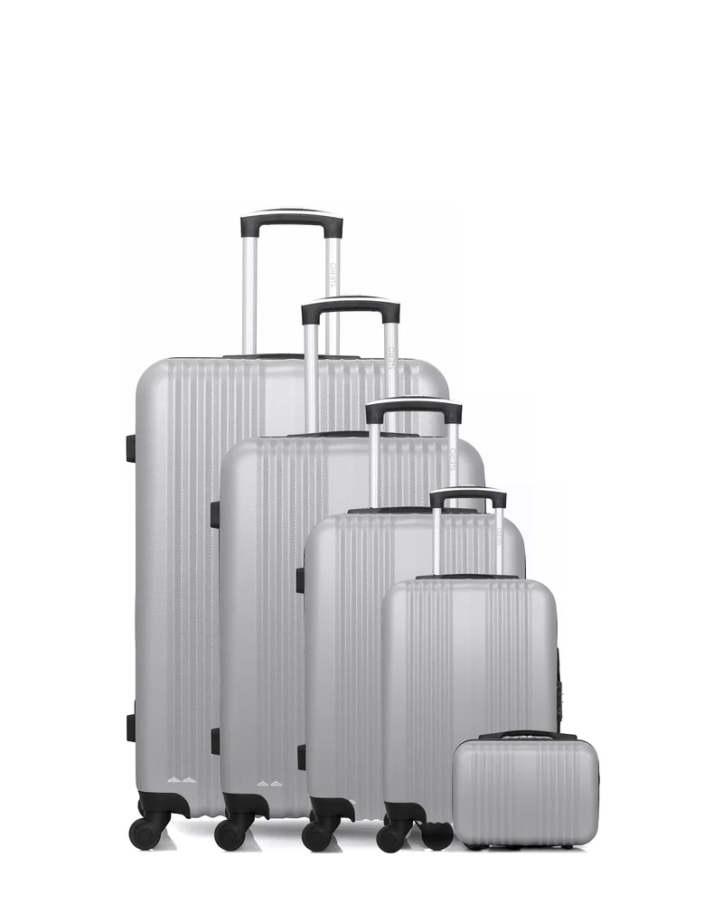 HERO – 5er-Set: Hartschalenkoffer LIPARI U