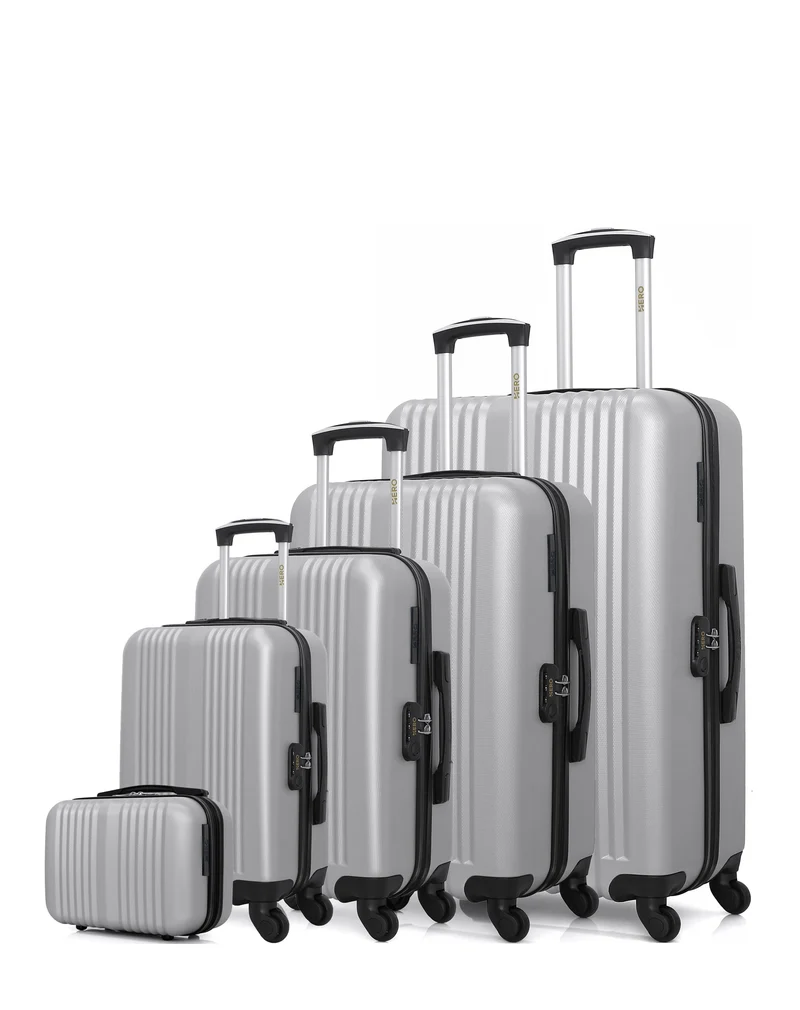 HERO – 5er-Set: Hartschalenkoffer LIPARI U