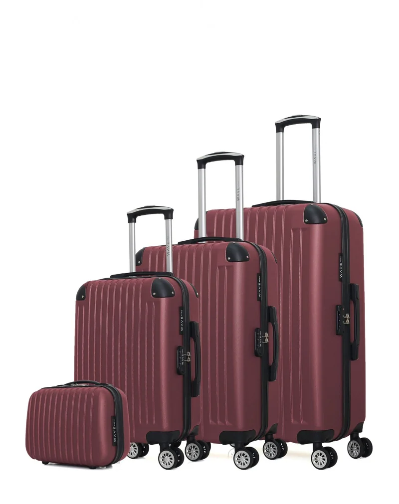 WAVE PARIS - 4er-Set: Hartschalenkoffer TAGE-C
