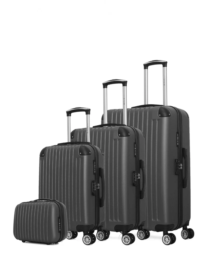 WAVE PARIS - 4er-Set: Hartschalenkoffer TAGE-C
