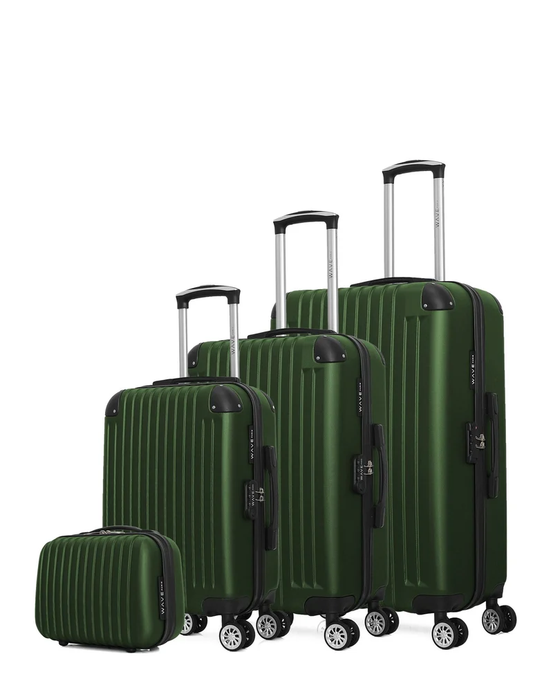 WAVE PARIS - 4er-Set: Hartschalenkoffer TAGE-C