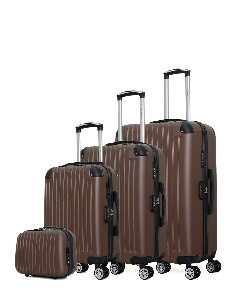 WAVE PARIS - 4er-Set: Hartschalenkoffer TAGE-C
