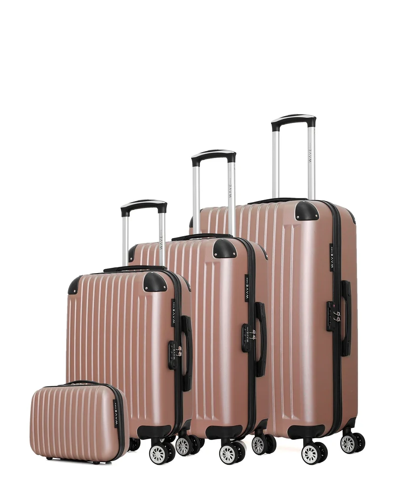 WAVE PARIS - 4er-Set: Hartschalenkoffer TAGE-C