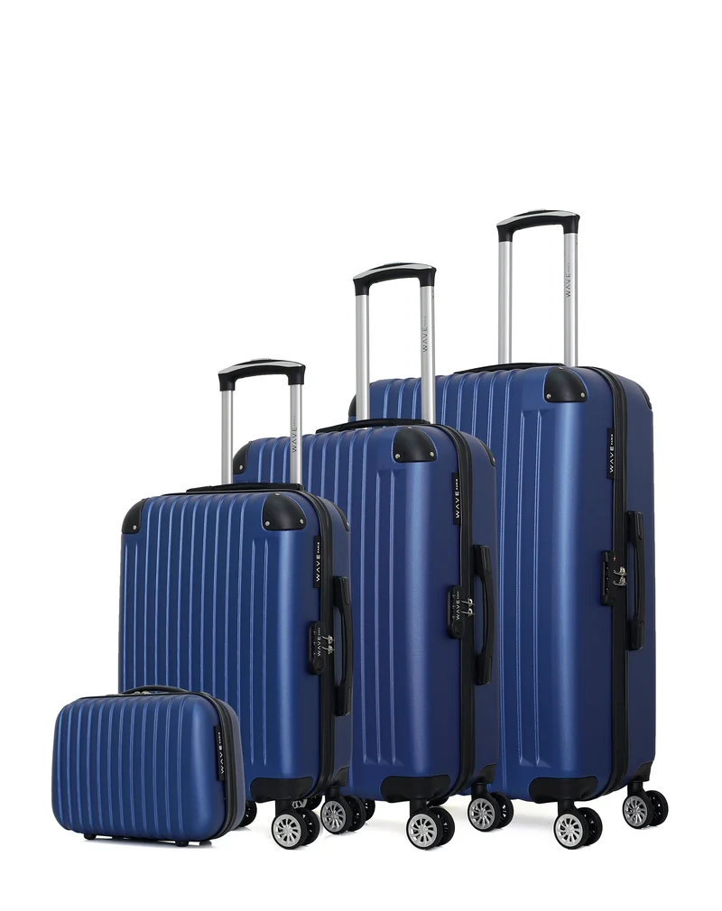 WAVE PARIS - 4er-Set: Hartschalenkoffer TAGE-C