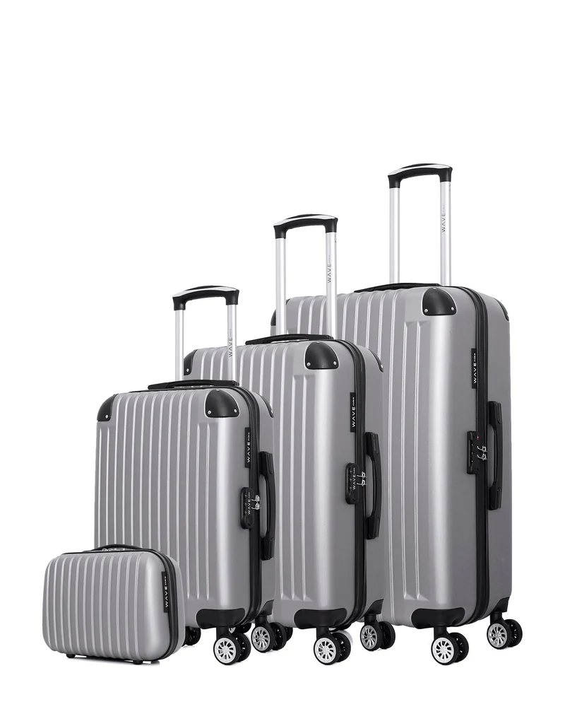 WAVE PARIS - 4er-Set: Hartschalenkoffer TAGE-C
