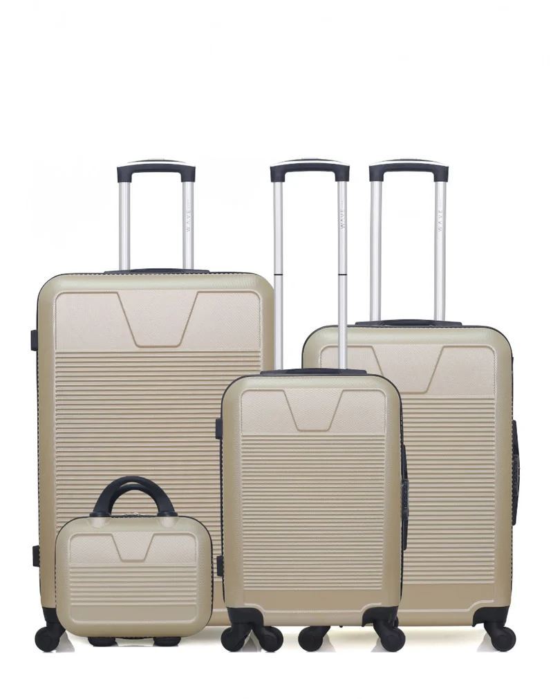 WAVE PARIS - 4er-Set: Hartschalenkoffer SELANGA-C