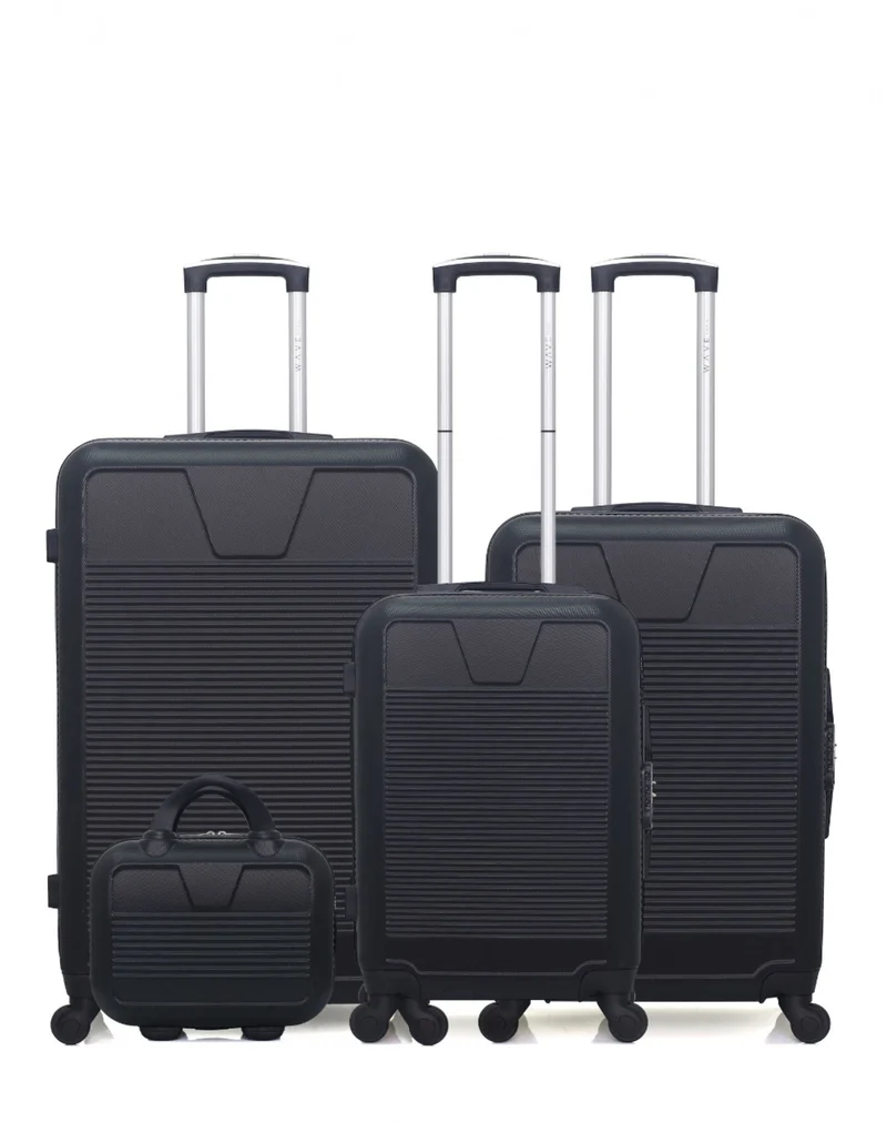WAVE PARIS - 4er-Set: Hartschalenkoffer SELANGA-C